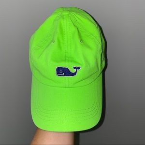 Vineyard Vines neon green hat